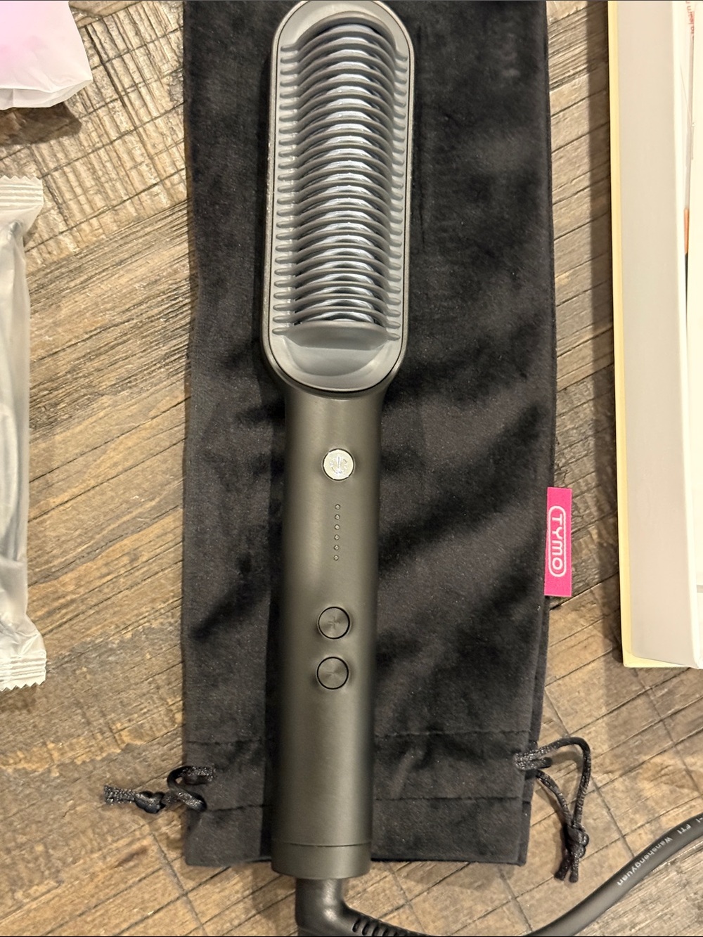 Tymo Ring Hair Straightening Comb Set Electric Ceramic Teeth New in box - Picture 5 of 16
